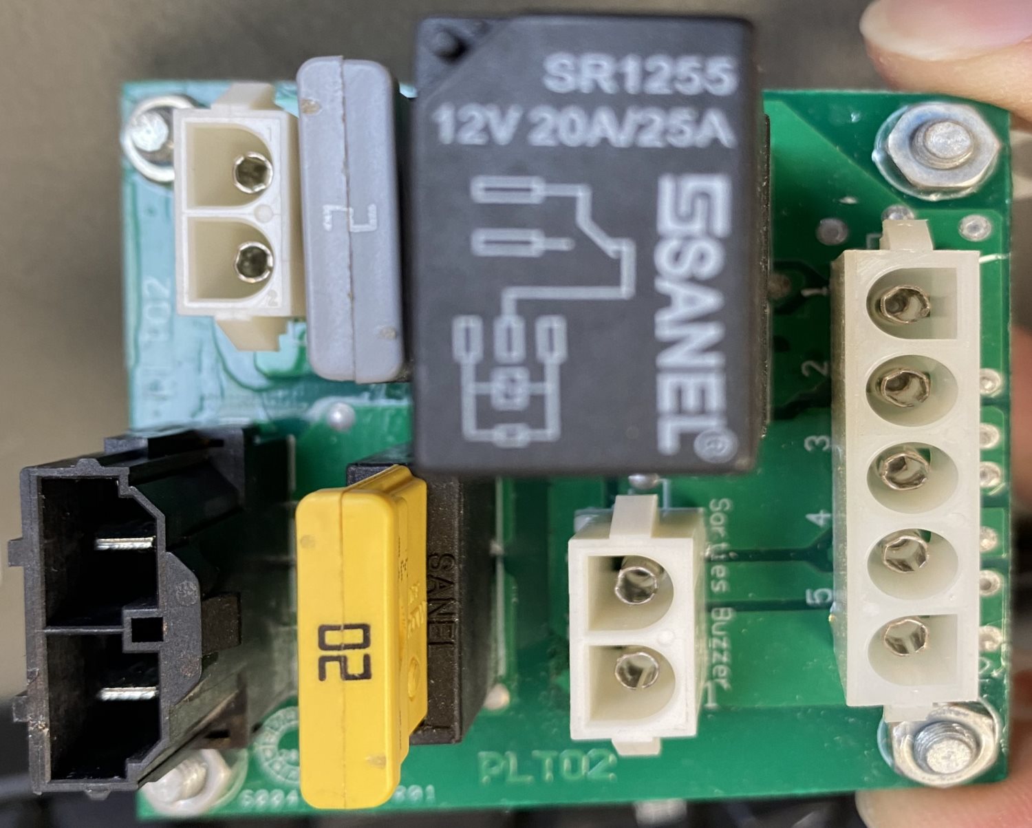 Pilote PLT02 Fuseboard