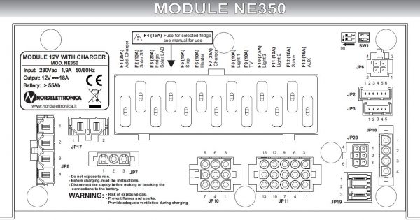 Nordelettronica NE350 Fuseboard - Image 4