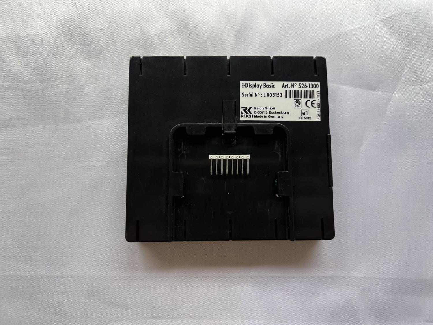 Reich E-Box Basic Fuseboard with Integrated Charger & E-Display Basic Control Panel
