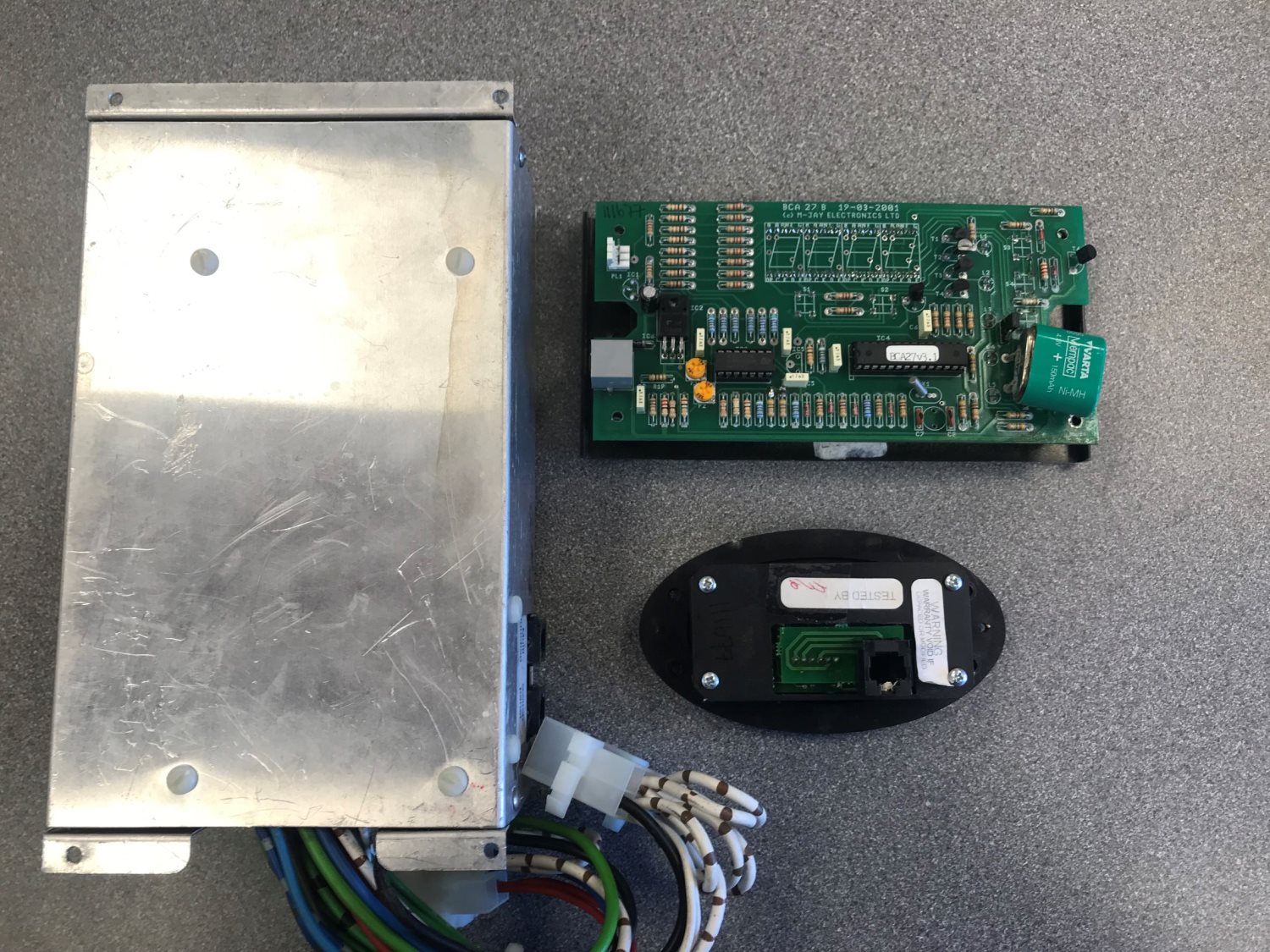 BCA 27B Control Panel, PCB-082 Oval Switch Panels and Paired Fuseboard