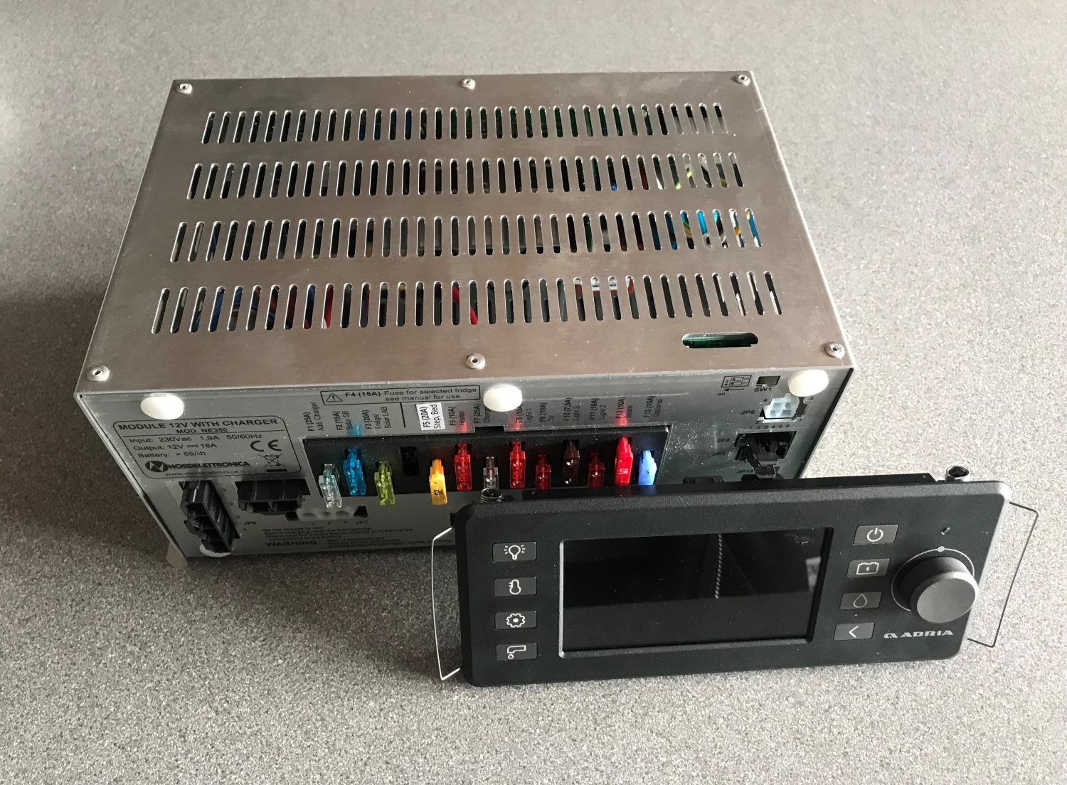 Nordelettronica NE350 Fuseboard & APAA2186 Control Panel