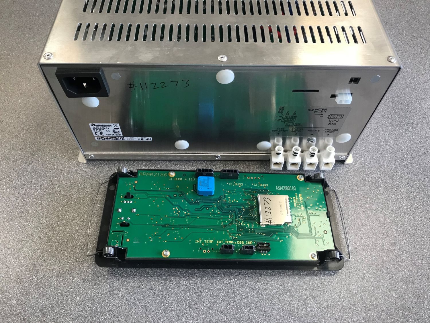 Nordelettronica NE350 Fuseboard & APAA2186 Control Panel