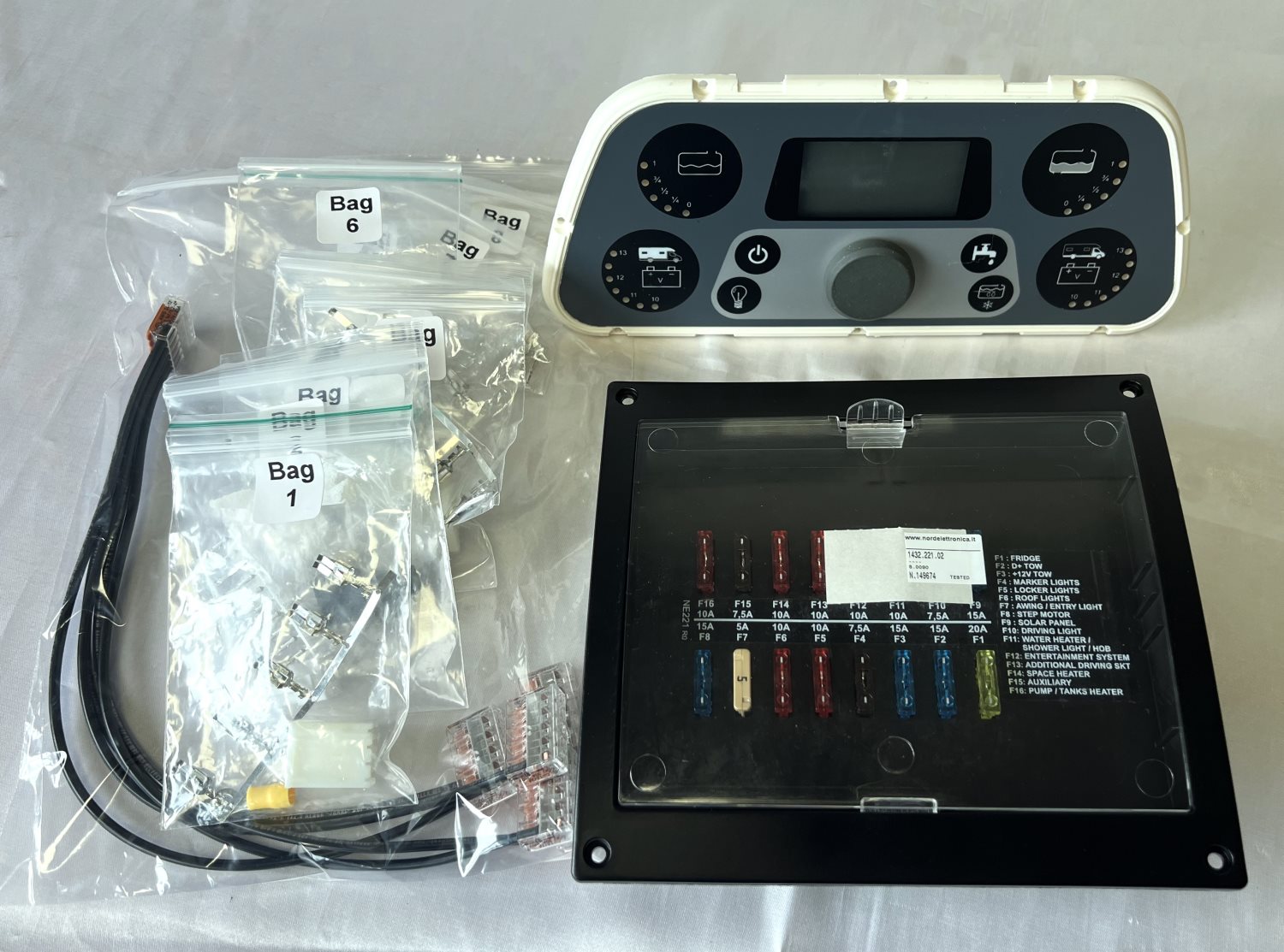Conversion Kit for NE184 Fuseboard to NE221 Fuseboard