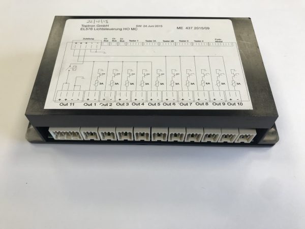 Toptron EL576 & EL562 Control Panel - Image 2