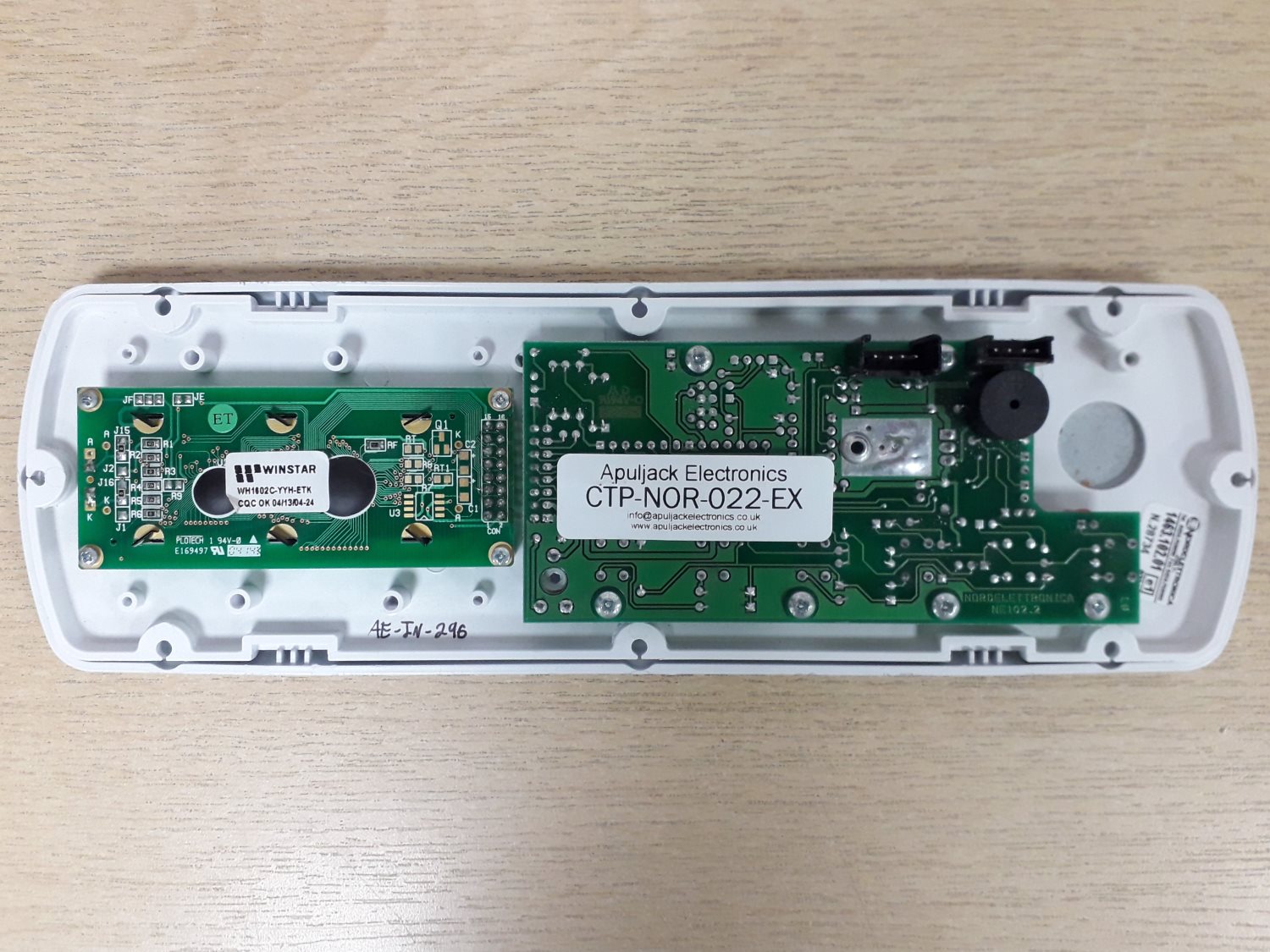 Nordelettronica NE102 F1 Control Panel