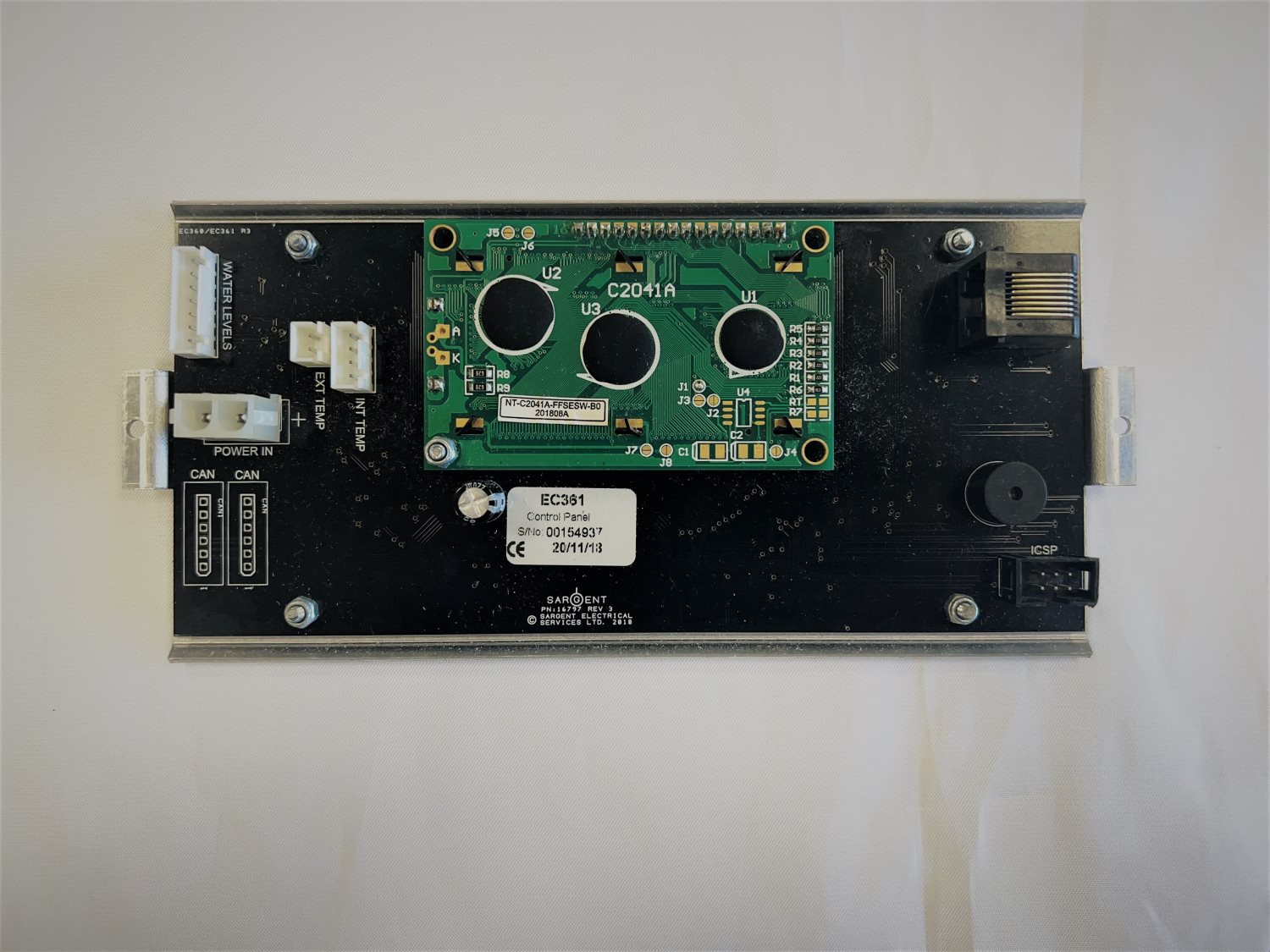 Sargent EC361 Control Panel