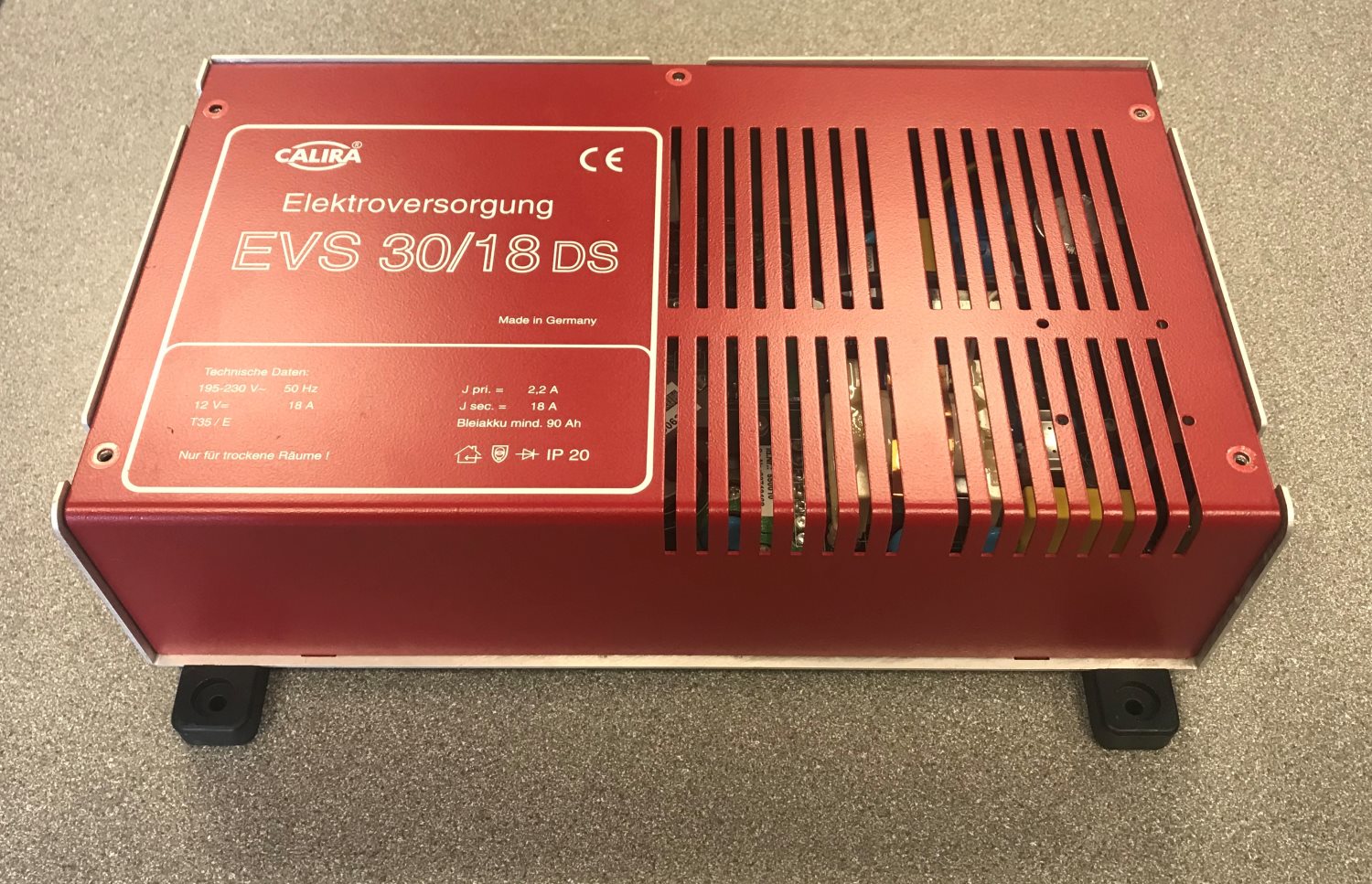 Calira EVS 30/18 Fuseboard with Integrated Charger