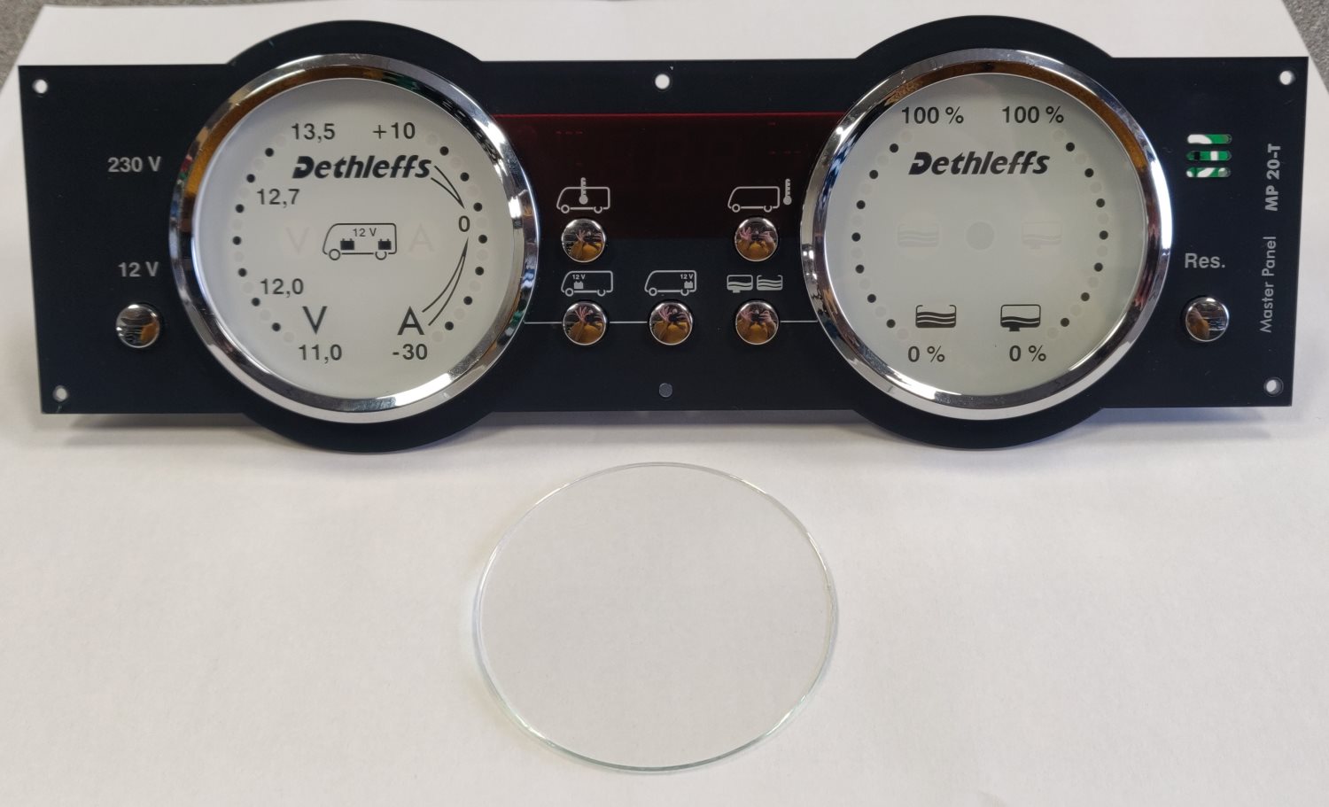 Apuljack Replacement Round Dial Glass for Control Panel