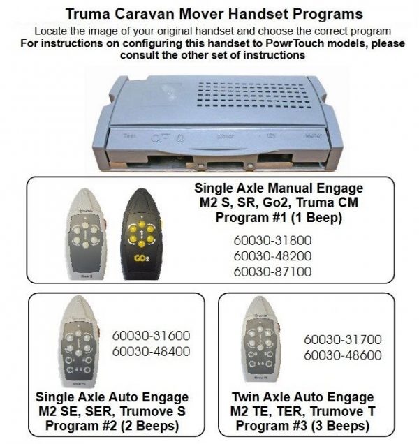 Universal Handset For Motor Movers - Type 2 - Image 2