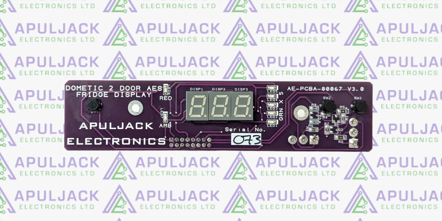 Apuljack AE Dometic 2-Door AES Fridge Display
