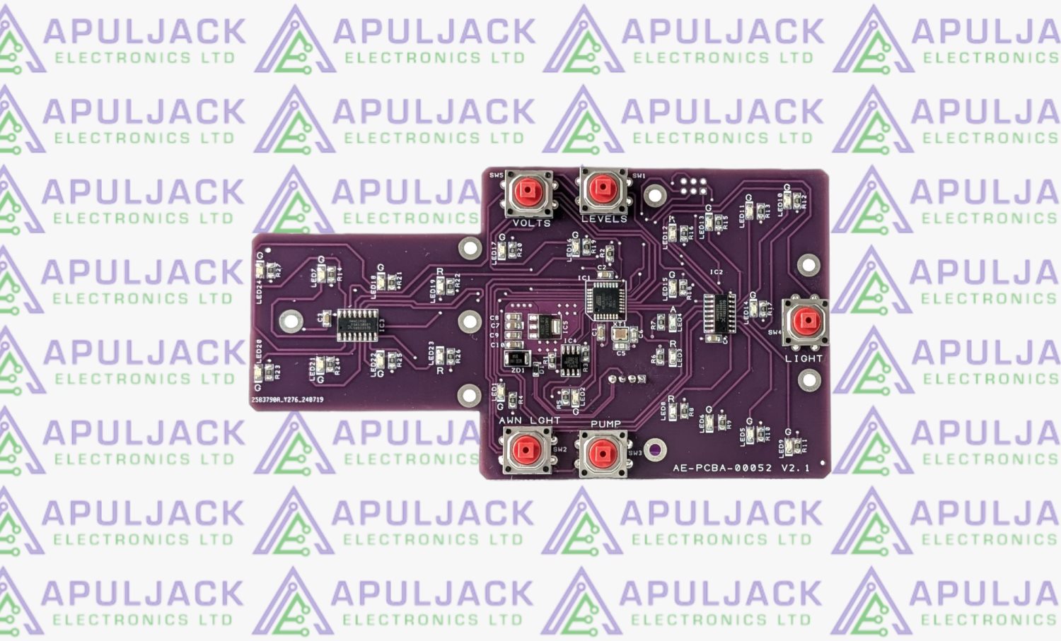 Apuljack CP5L24 Control Panel Replacement PCB