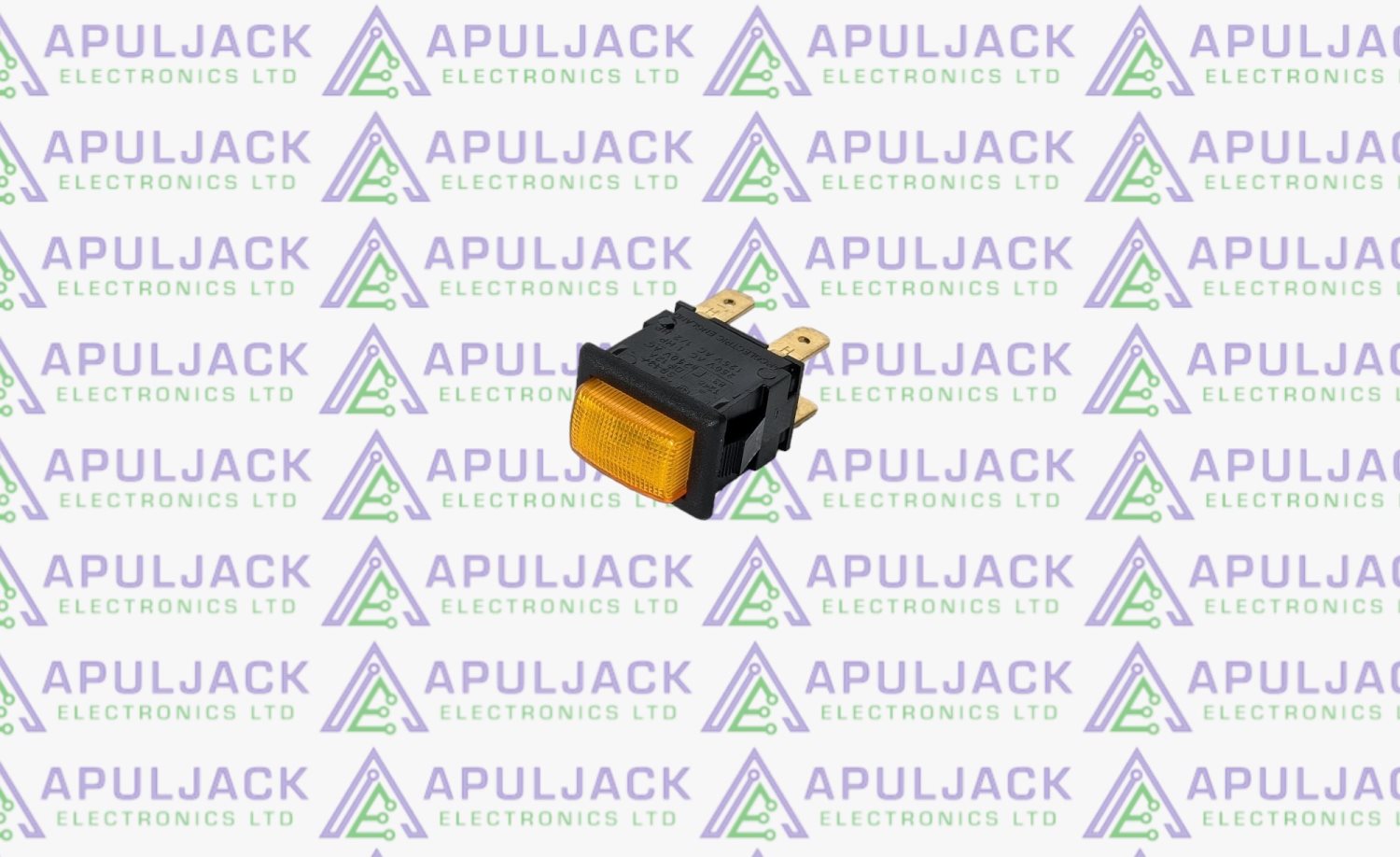 Amber Illuminated On/Off Square Push Button Switch For Sargent ECUs