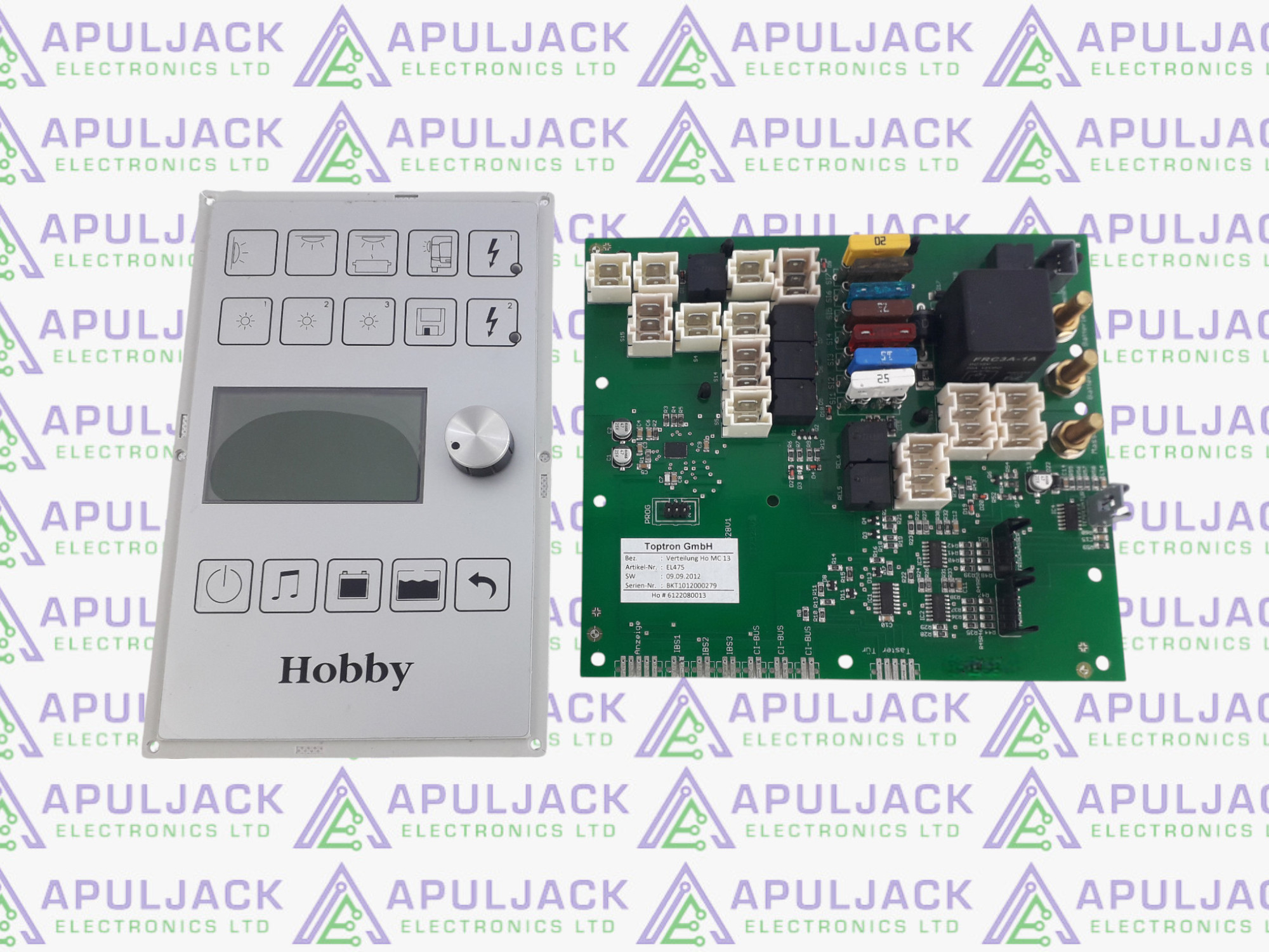 Toptron EL475 & EL483 Control Panel