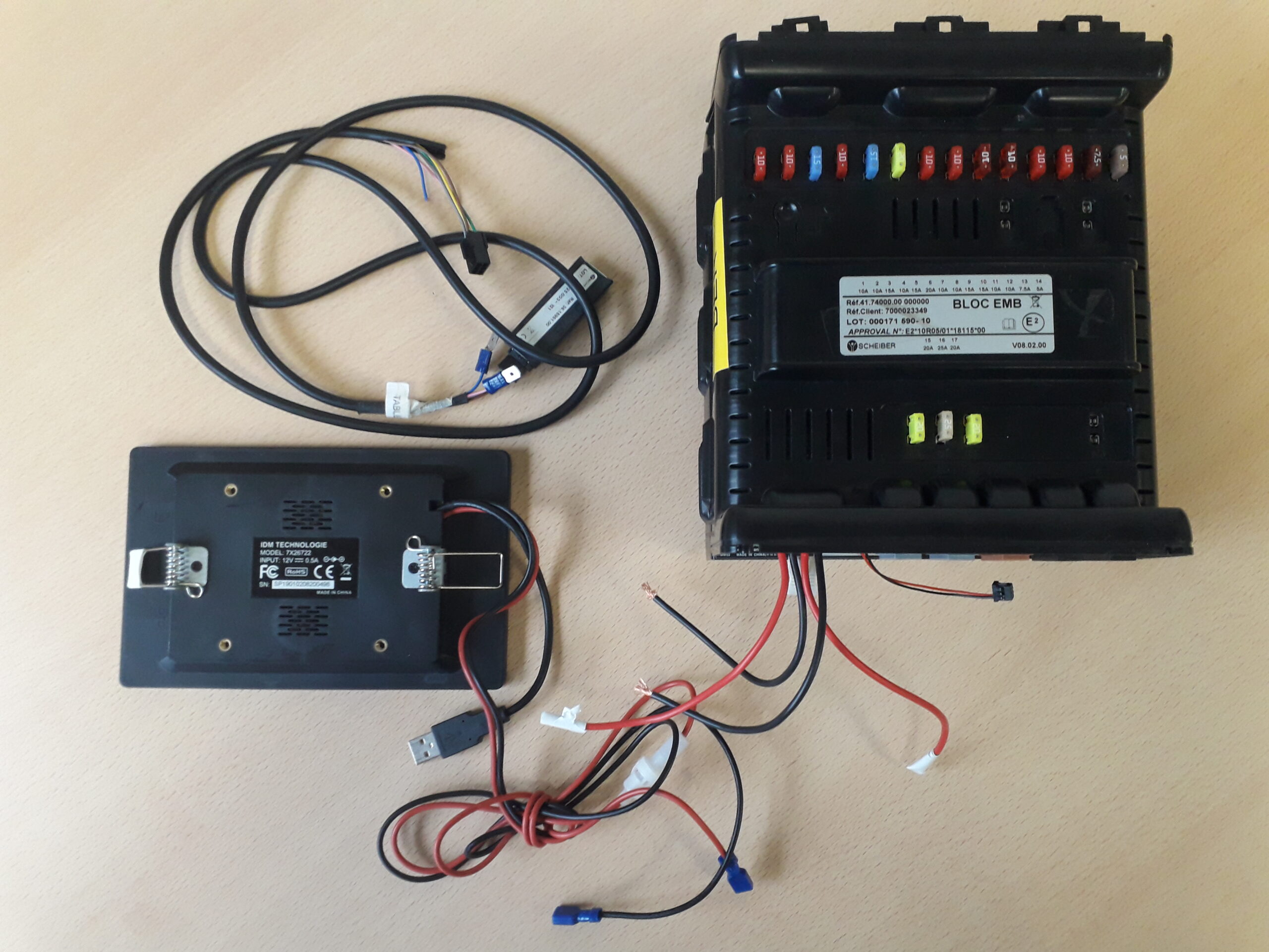 Scheiber EMB BLOC Unit and EMB Tablet